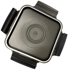 House Naturals 4 Gallon Square Food Grade Bucket Pail with Plastic Handles and Lid (Pack of 3) Made in USA containers (Gray)