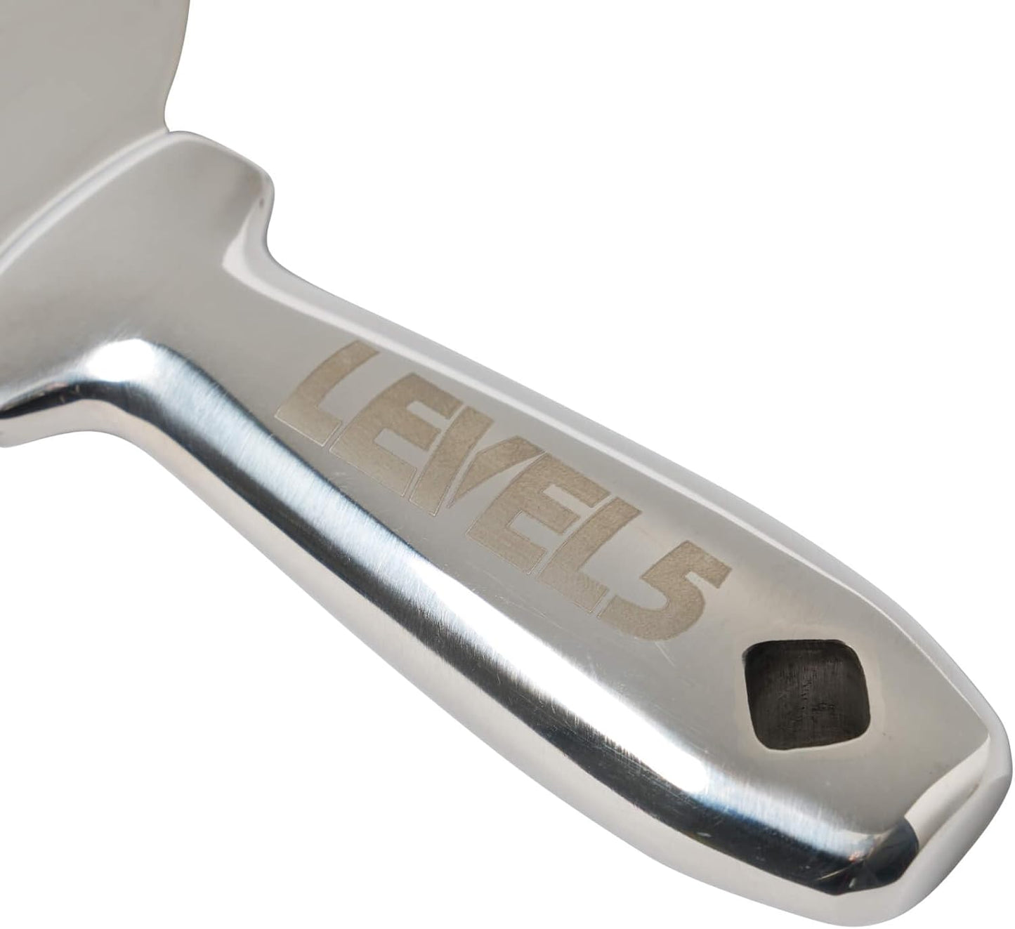 10" All Stainless Steel Joint Knife - LEVEL5 | Professional Grade Putty Blade, Premium Polished All-Metal, Precision Ground Edge, Ergonomic, Corrosion Resistant | 5-410