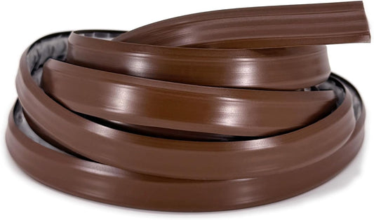 InstaTrim The Original Flexible Trim -10ft Dark Brown 3/4" Wide Caulk Tape - Adhesive Trim with Many Uses Including Caulking for Bathtubs, Sinks, Counters, Tile, Floors - Made in USA