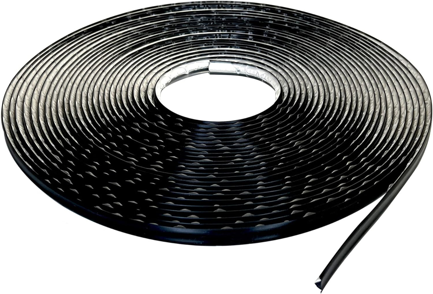 InstaTrim The Original Flexible Trim - 50ft Black 1/2" Wide Caulk Tape - Adhesive Trim with Many Uses Including Caulking for Bathtubs, Sinks, Counters, Tile, Floors - Made in USA