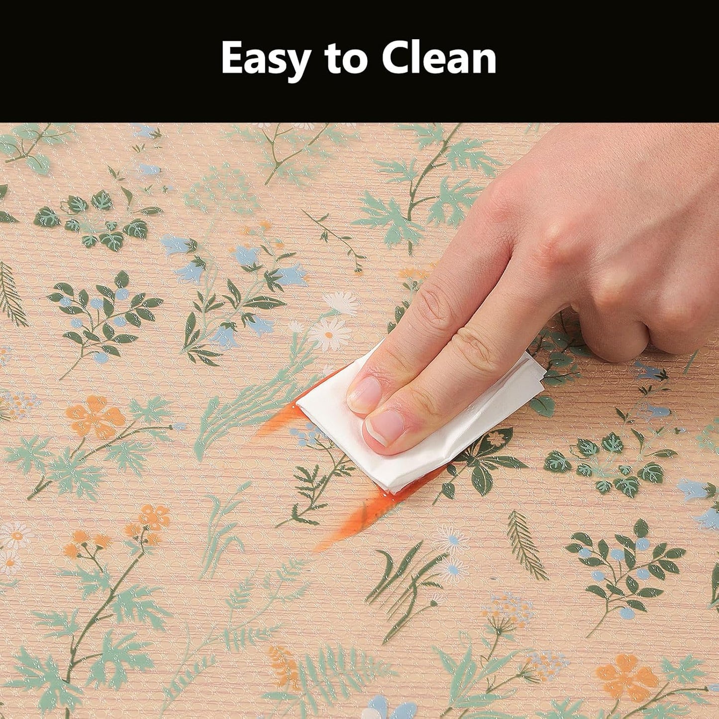 INNOLITES Shelf Liners for Kitchen Cabinets – Drawer Liner Waterproof & Oil-Proof, Non-Adhesive EVA Mat – Durable & Washable – for Shelves, Cupboard, Dresser 11.8" x 236"