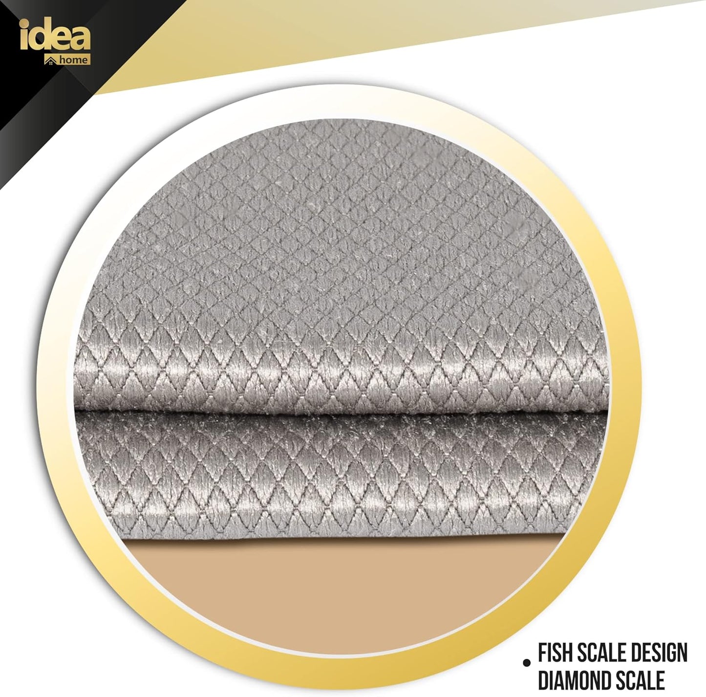 Idea Home Glass Microfiber Cleaning Cloth with Absorbent and Lint Free Material - Large Wine Glass Polishing Cloth - Glassware Cleaning Products - 16x24in Streak Free Microfiber Cloth