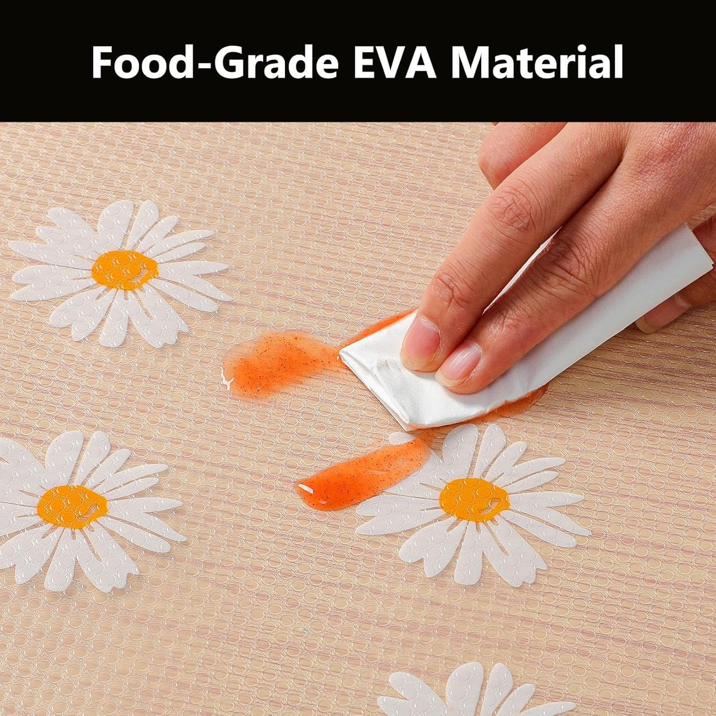 INNOLITES Shelf Liners for Kitchen Cabinets, Non Adhesive Drawer Cabinet Liner, Waterproof Oil-Proof Non-Slip Shelf Liner for Kitchen Pantry Refrigerator 11.8" x 118"