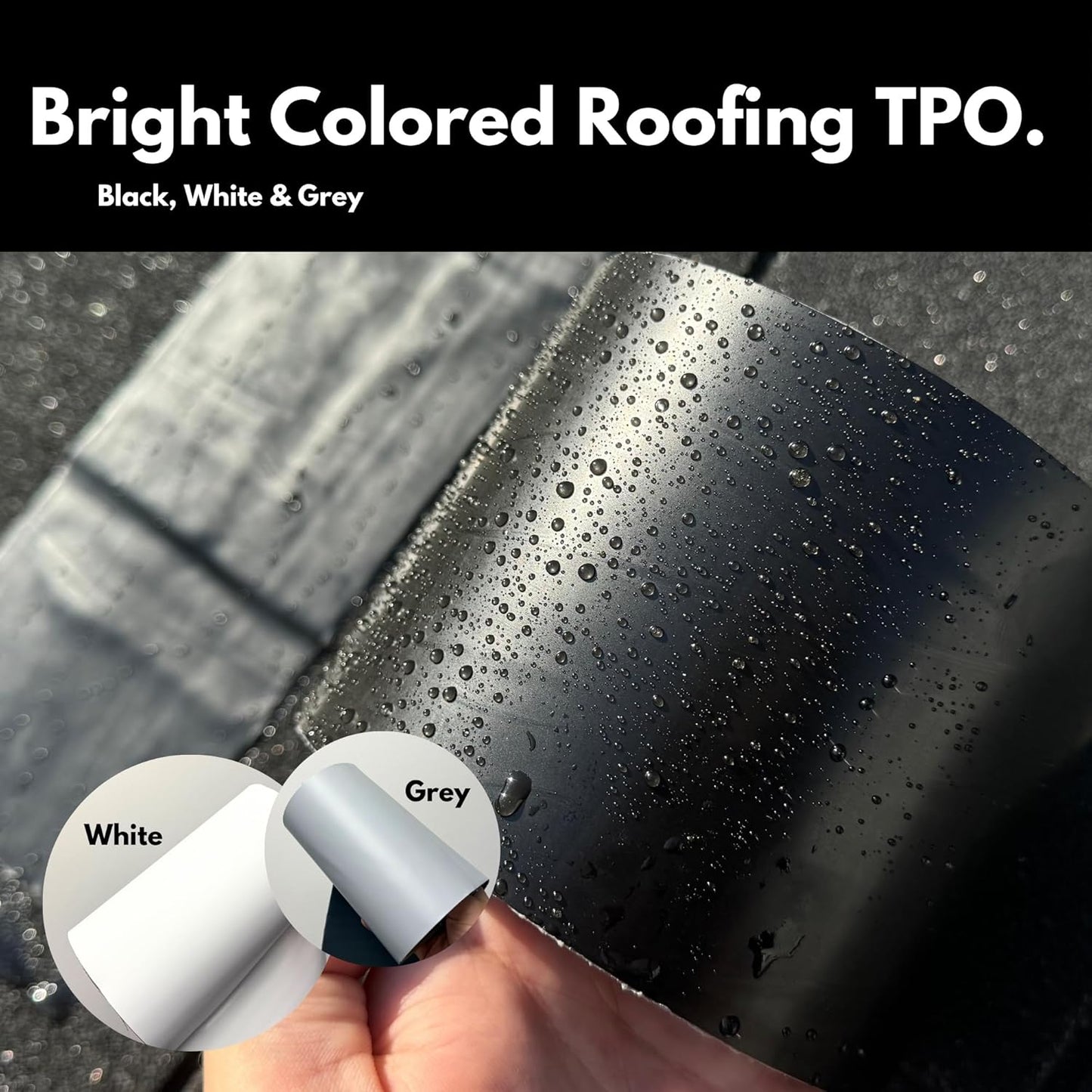 HSS RV Sealant Tape with MicroSealant - Waterproof Commercial Roofing Tape for Roof and RV Repair - UV- & Weatherproof - White - 6 inch x 25 ft.