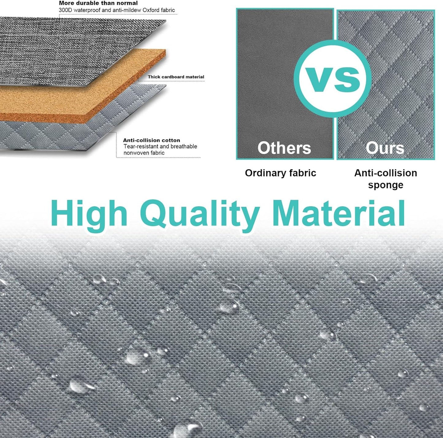 homyfort China Storage Containers - Dinner Plate Storage with Lid, Handles, Hard Shell Dinnerware Protectors for Moving Bowls, Saucer, Padded Protective Storage, 12x12, 2 Pack